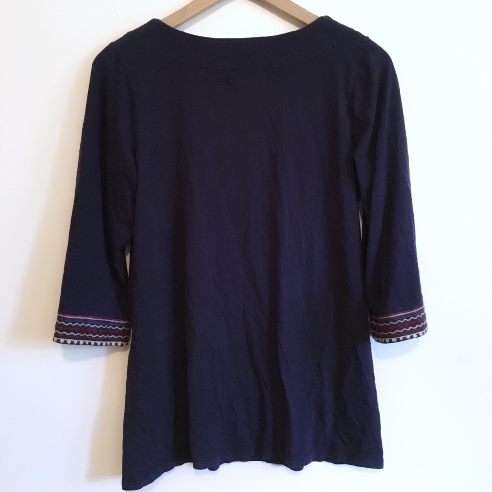 Lucky Brand Purple Bohemian Blouse, M - Picture 3 of 6